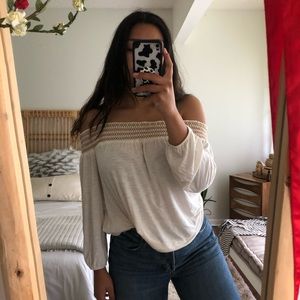 Off the shoulder top